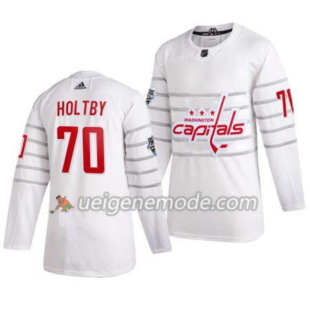Herren Washington Capitals Trikot Braden Holtby 70 Weiß Adidas 2020 NHL All-Star Authentic